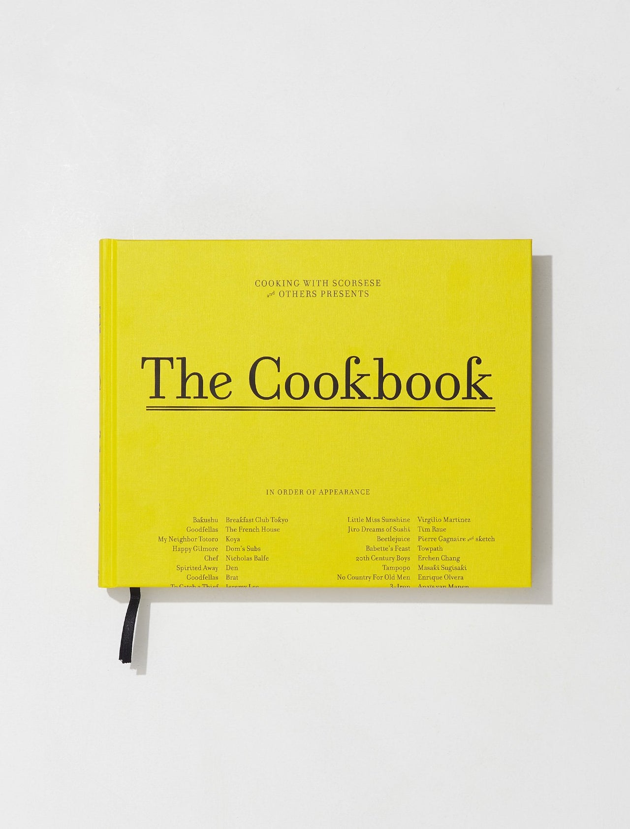 Cooking With Scorsese: The Cookbook