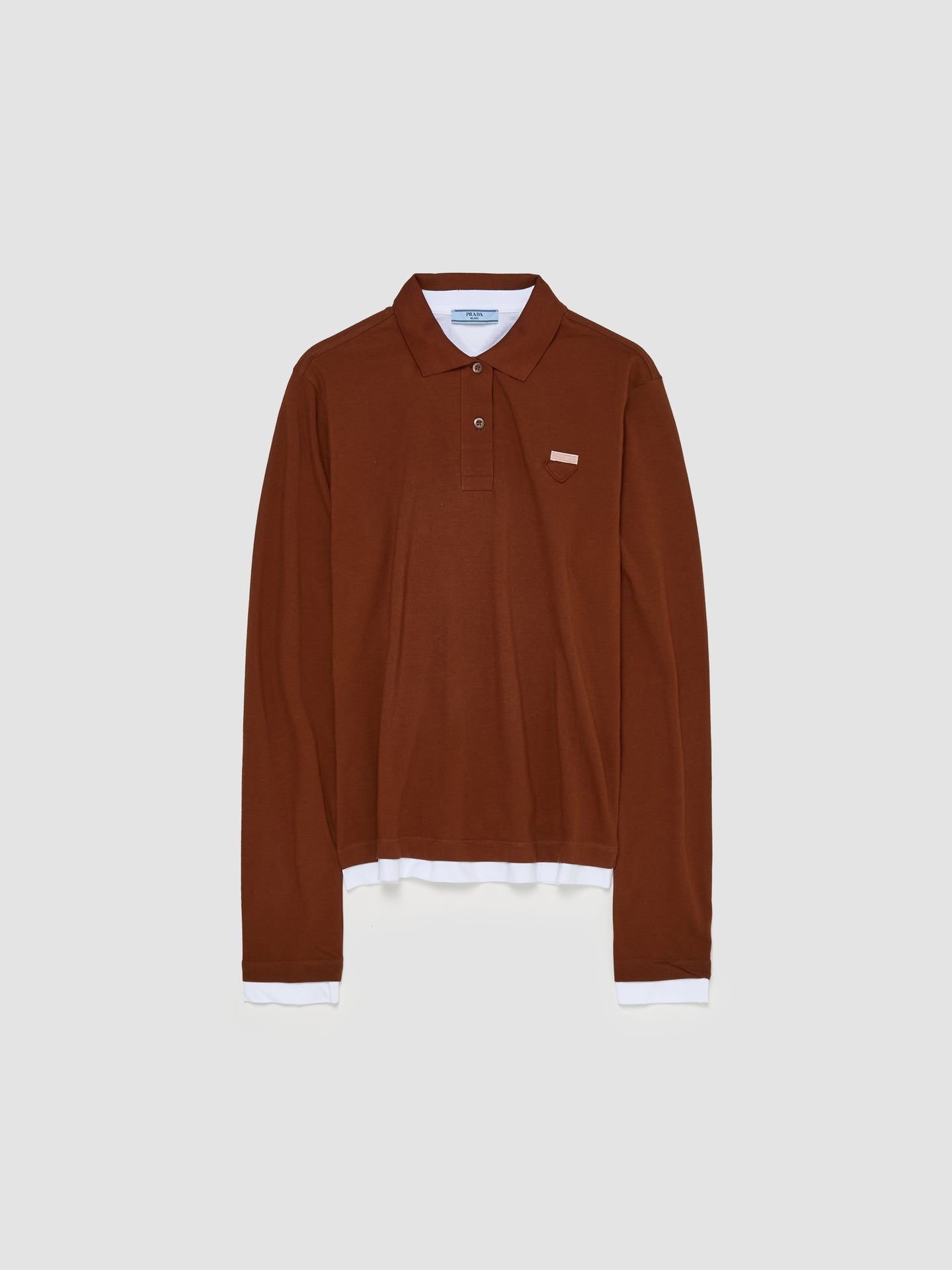 Piquet Polo Shirt in Tobacco