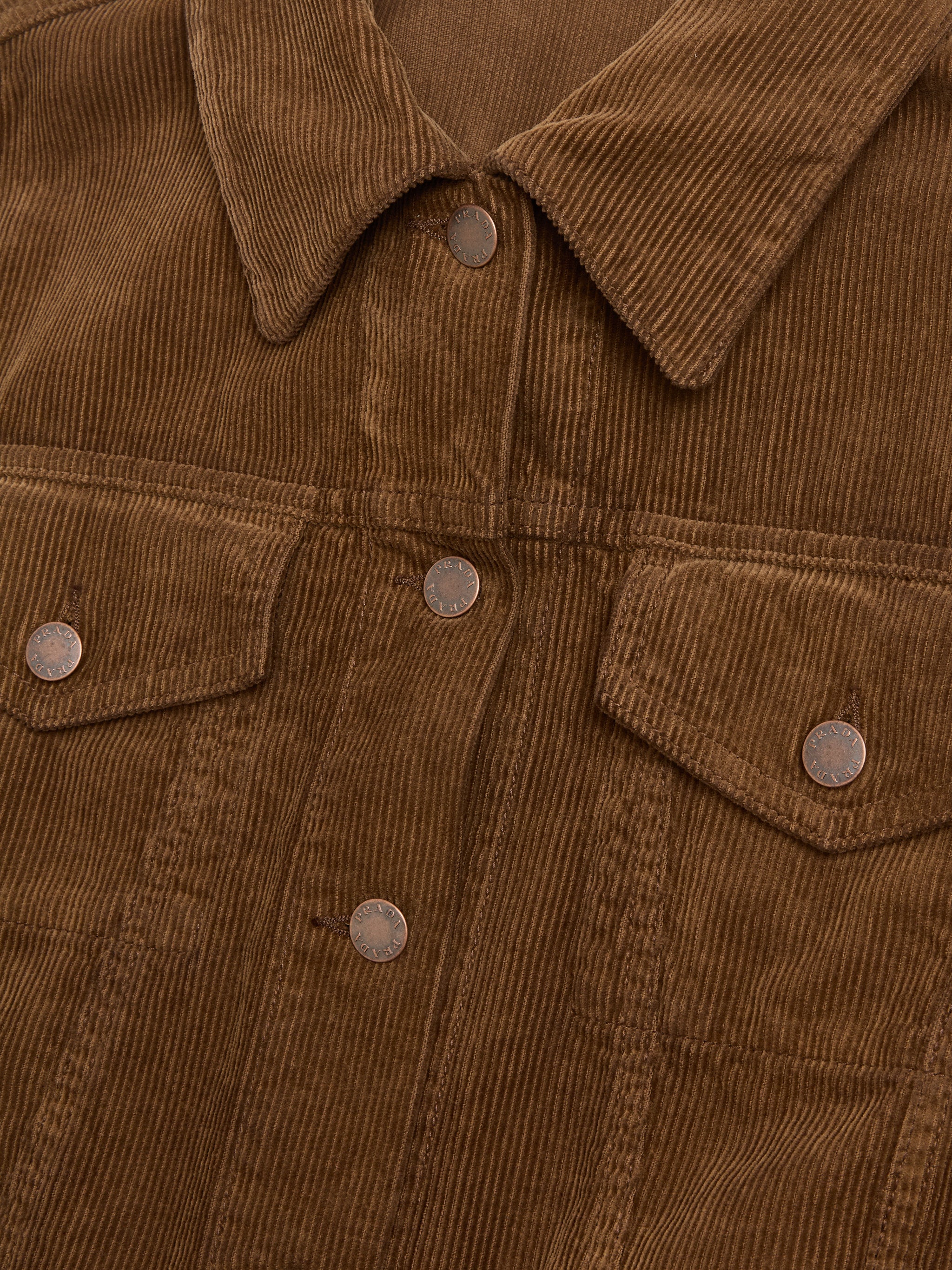 Corduroy Blouson Jacket in Caramel