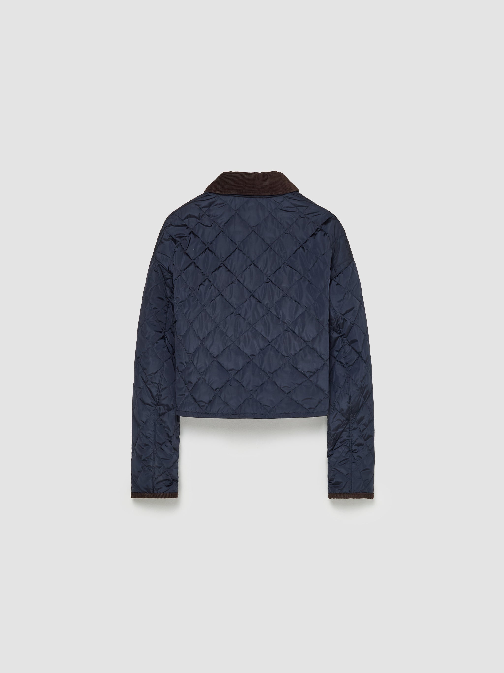 Quilted Down Jacket in Navy