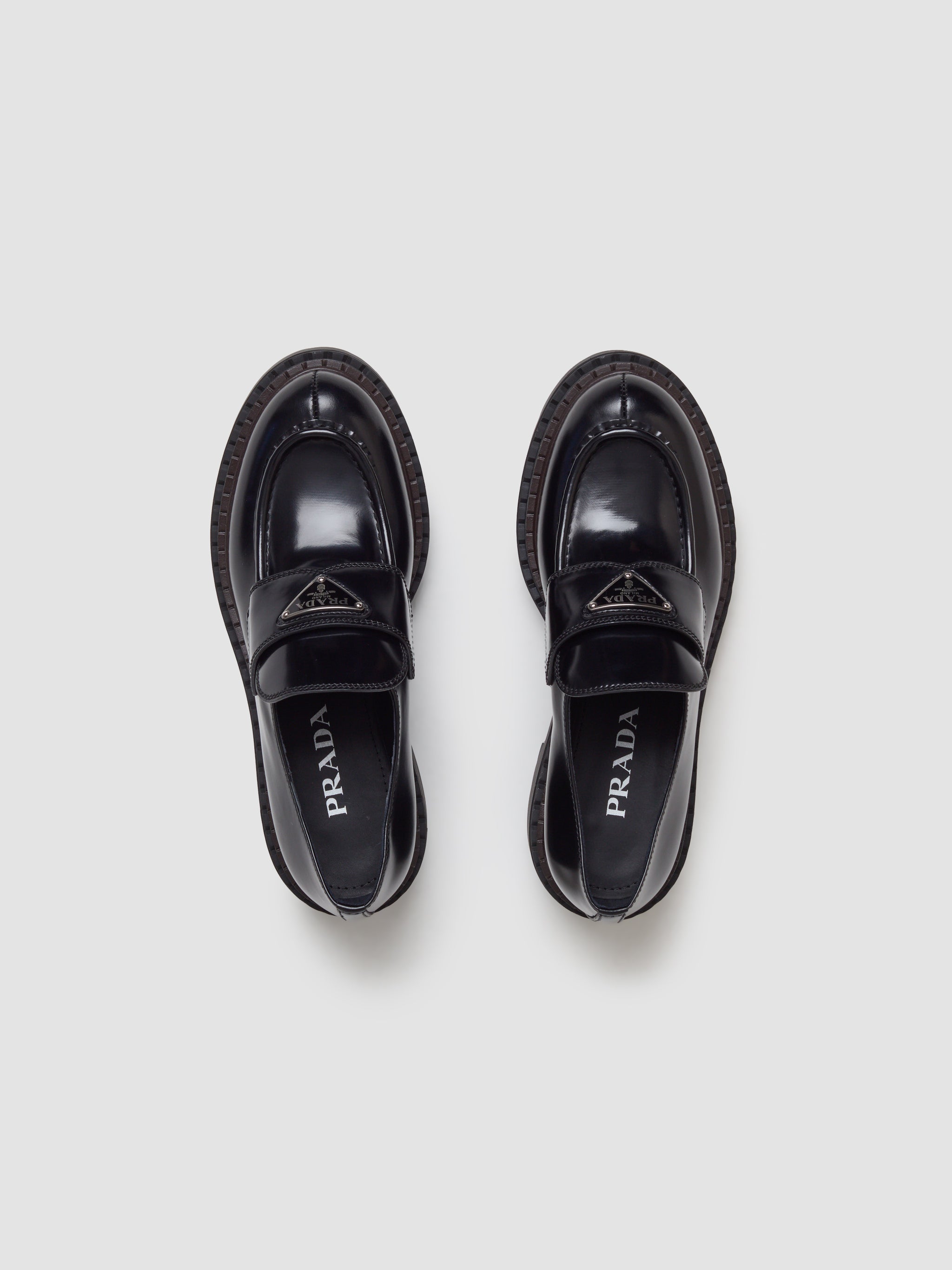 Leather Loafers in Black