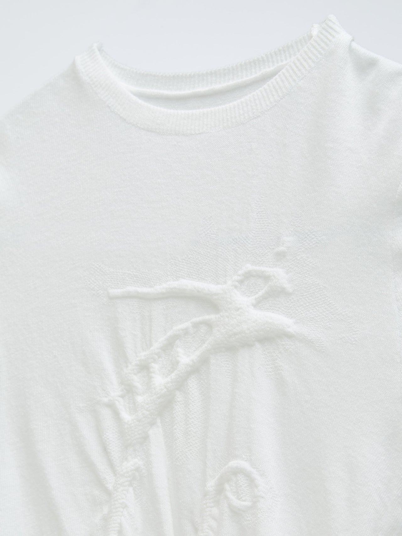 Hippocampus T-Shirt in White