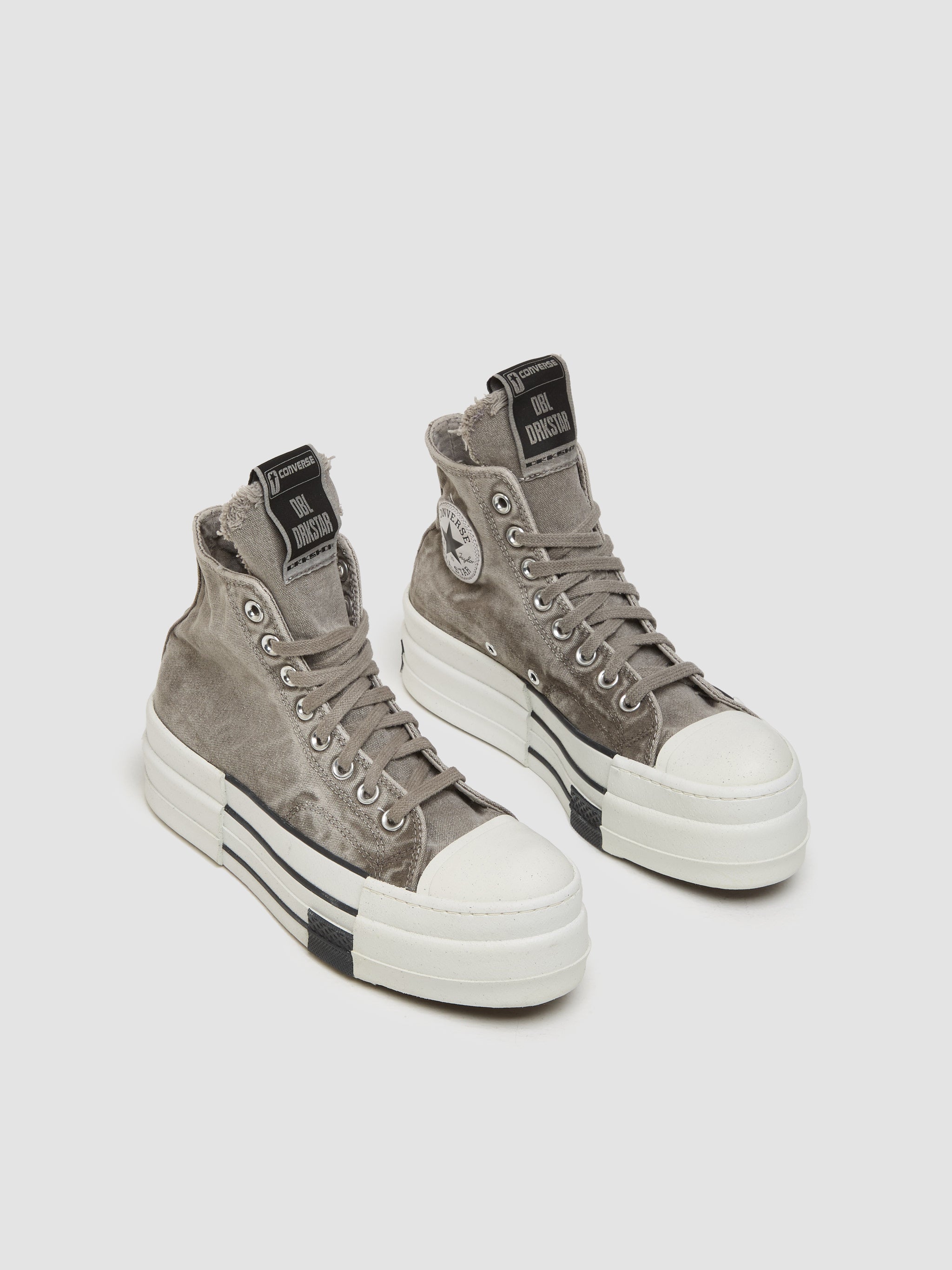 x DRKSHDW DBL DRKSTAR Chuck Taylor Hi Sneaker in Concrete