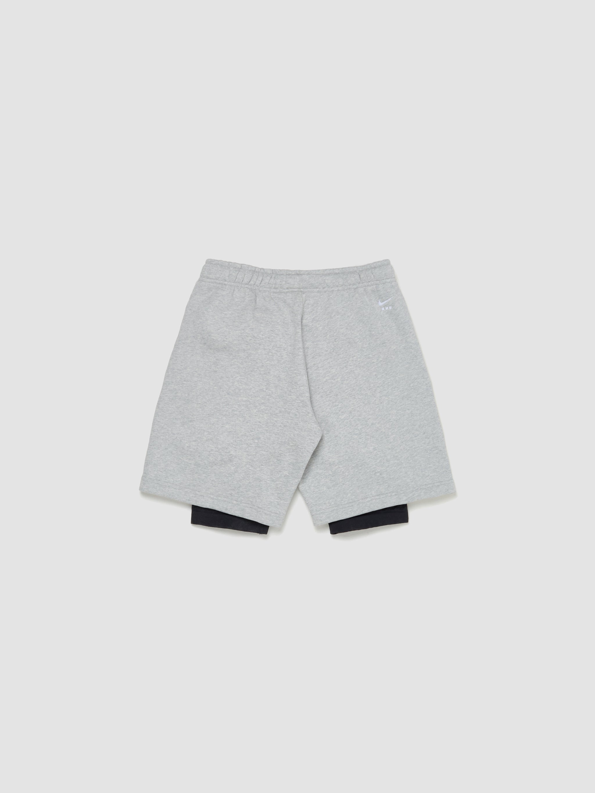 Nike - x MMW Men's 3-in-1 Shorts in Grey Heather - DR5353-050
