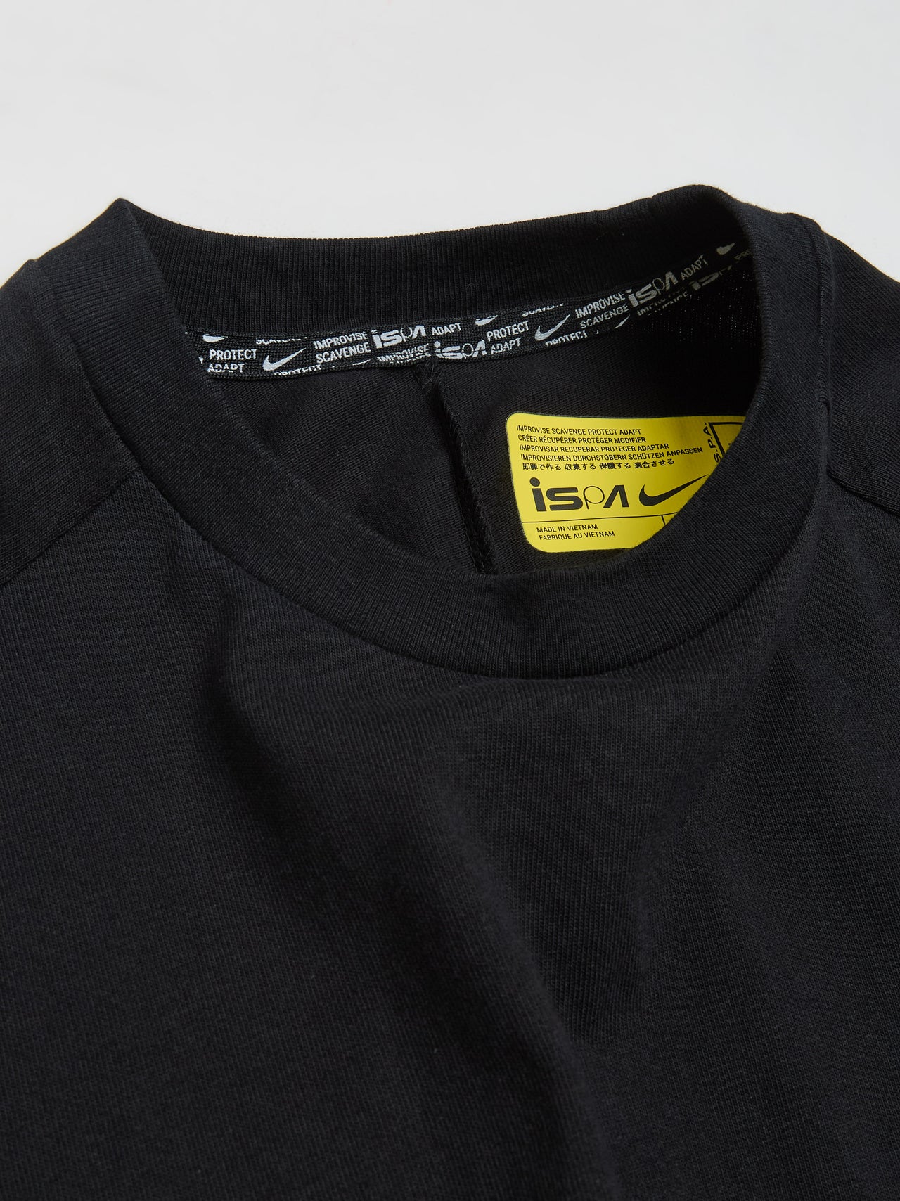ISPA Short Sleeve T-Shirt in Black