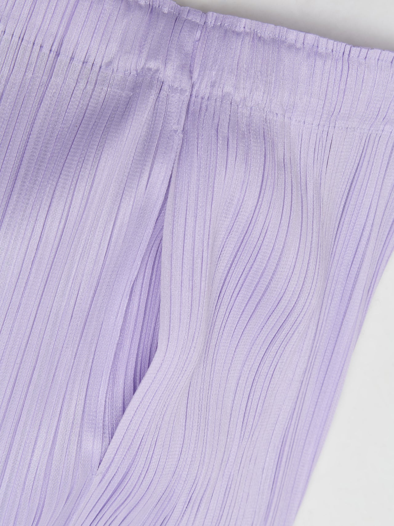 Basic Pleated Pants in Lilac