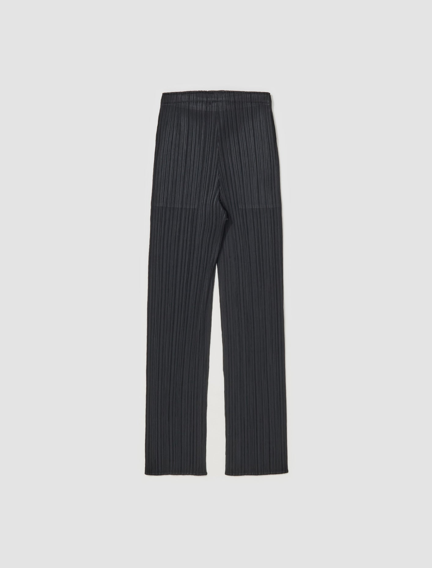 High-Waist Tapered Leg Trousers in Black