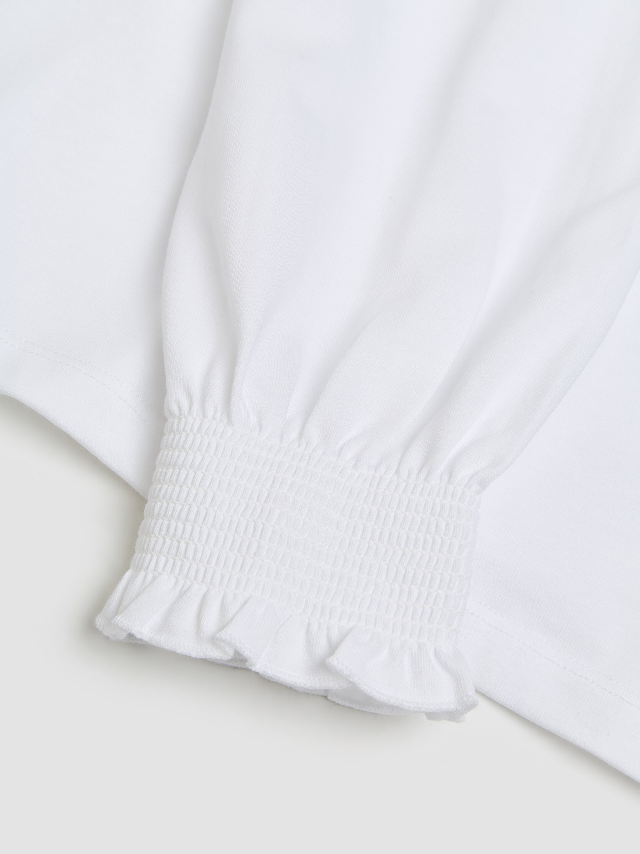 Longsleeve Knit T-Shirt with Bra Logo